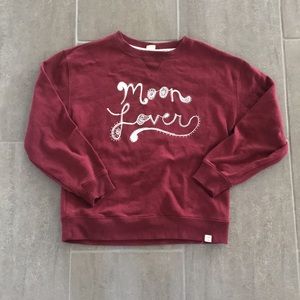 Moon lover! Crew sweater